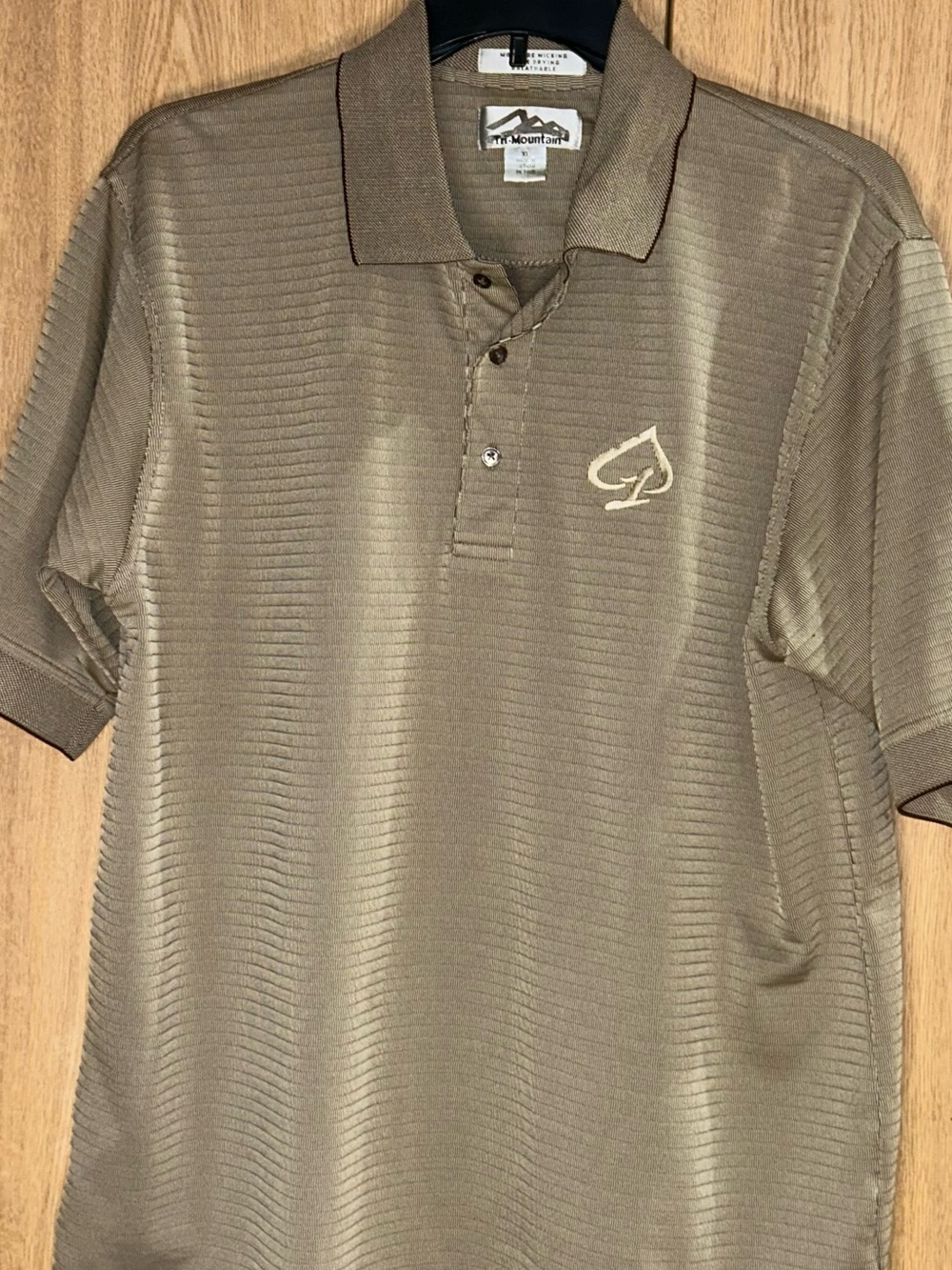 Tri Mountain Great American Casino Golf Polo Shirt Moisture Wicking Mens X-Large